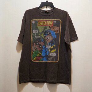 Batman & Robin Detective Comics No 380 Vintage Gray T-Shirt USA Soft Spun s09 XL